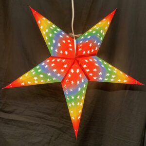 Rainbow Star Cutout